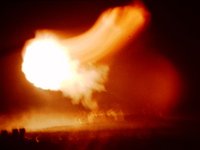 More attempts at photographing 175 muzzle flash at night.